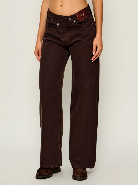 Zdjęcie produktu Liu Jo Jeansy Awry R | Relaxed fit brązowy