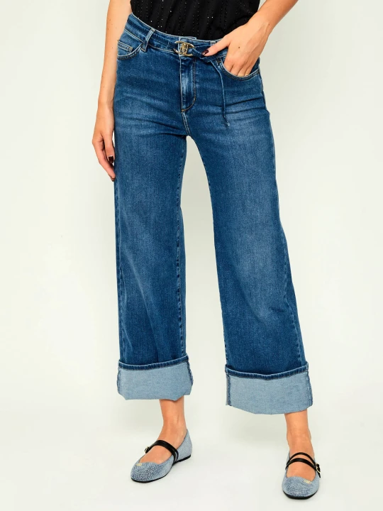 Zdjęcie produktu Liu Jo Jeansy B.UP Good Cropped H. | flare fit niebieski
