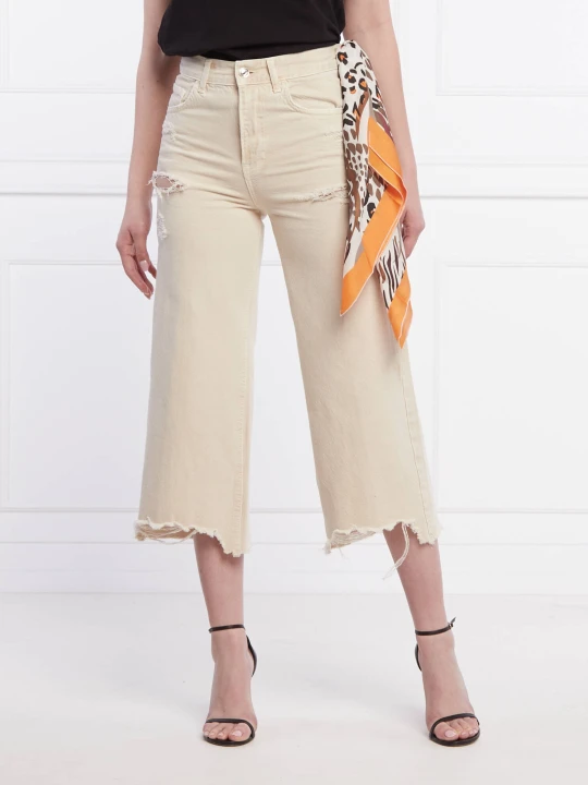 Zdjęcie produktu Liu Jo Jeansy cropped desert | Cropped Fit beżowy