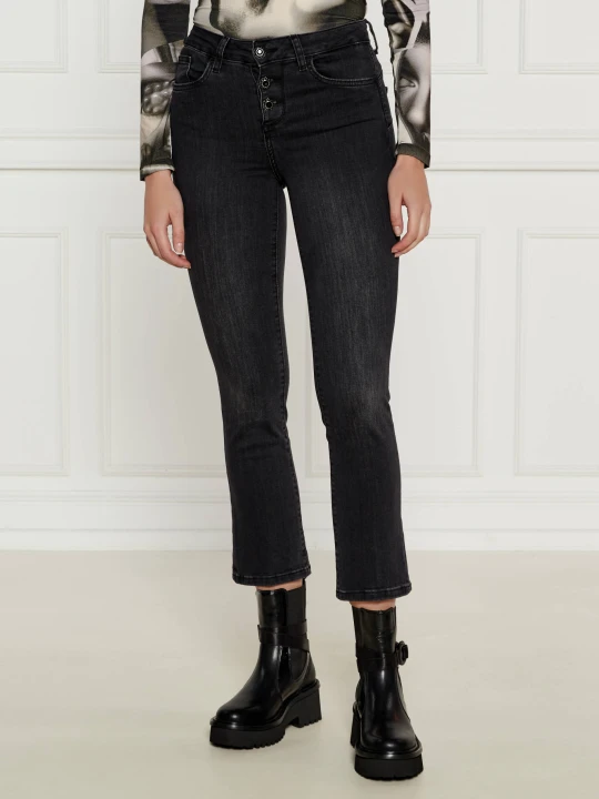 Zdjęcie produktu Liu Jo Jeansy | Cropped Fit czarny