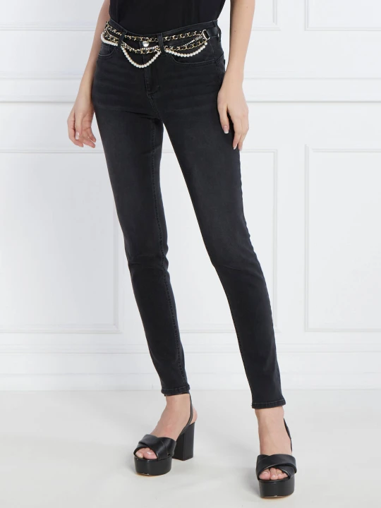 Zdjęcie produktu Liu Jo Jeansy divine | Skinny fit | high waist grafitowy