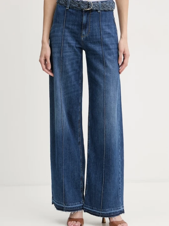 Zdjęcie produktu Liu Jo jeansy flare damskie granatowy
