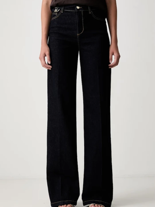 Zdjęcie produktu Liu Jo jeansy flare damskie granatowy