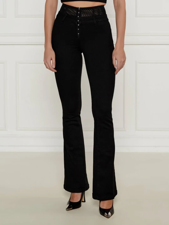 Zdjęcie produktu Liu Jo Jeansy | flare fit | high waist czarny