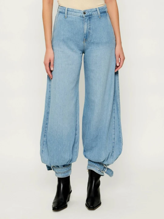 Zdjęcie produktu Liu Jo Jeansy HAREM | carrot fit | high rise błękitny