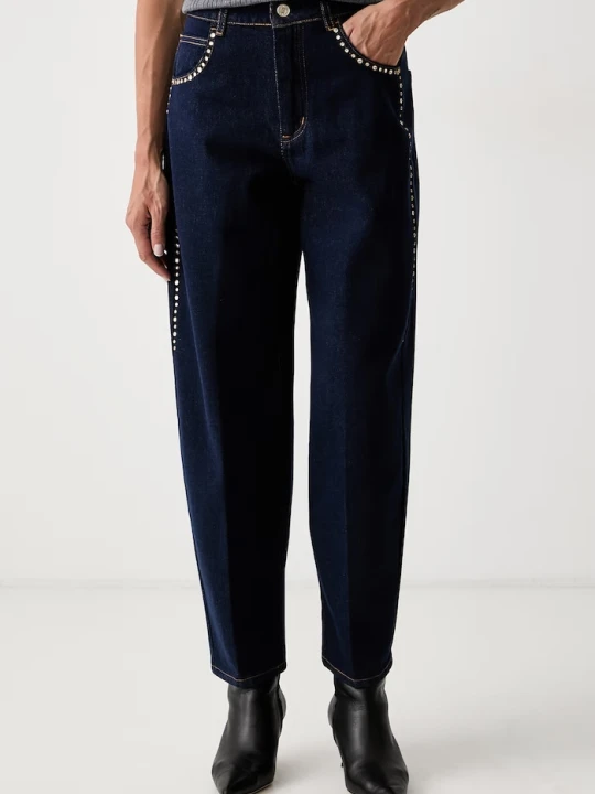 Zdjęcie produktu Liu Jo jeansy relaxed fit damskie granatowy