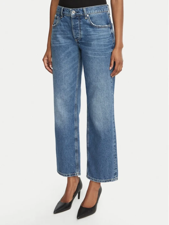 Zdjęcie produktu Liu Jo Jeansy Selected by Gigi Hadid ZB7304 D4854 Granatowy Cropped Leg