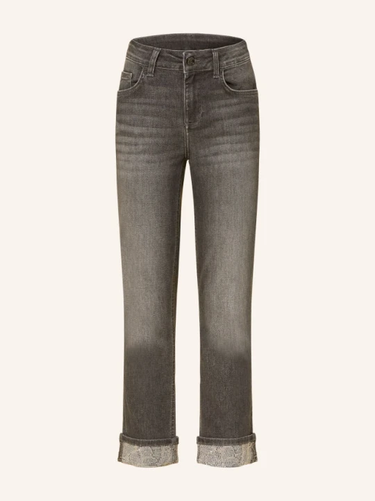 Zdjęcie produktu Liu Jo Jeansy Skinny Monroe Z Kamyczkami Ozdobnymi grau 87506 Den.Grey sparkling w