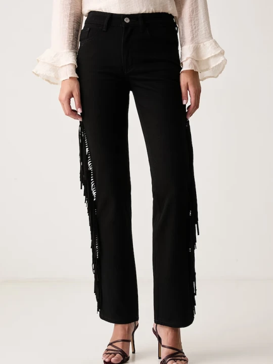 Zdjęcie produktu Liu Jo jeansy straight damskie czarny