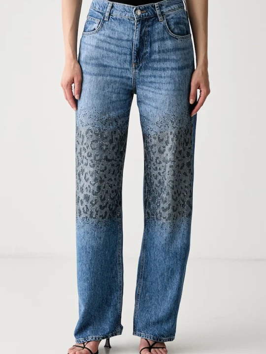 Zdjęcie produktu Liu Jo jeansy straight damskie niebieski