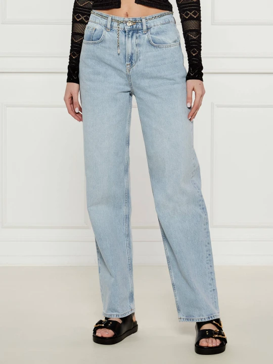 Zdjęcie produktu Liu Jo Jeansy | Straight fit | high waist błękitny