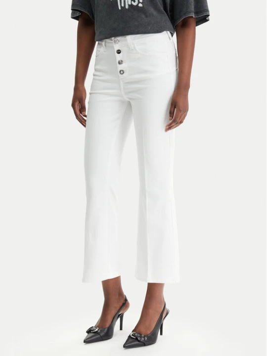 Zdjęcie produktu Liu Jo Jeansy UA6040 T2594 Biały Regular Fit