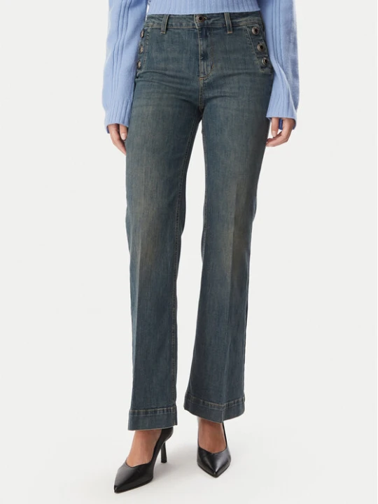 Zdjęcie produktu Liu Jo Jeansy UF6093 D0328 Szary Flare Fit