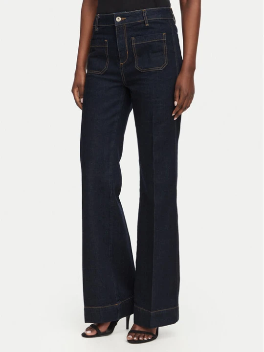 Zdjęcie produktu Liu Jo Jeansy UF6196 D4854 Granatowy Flare Fit