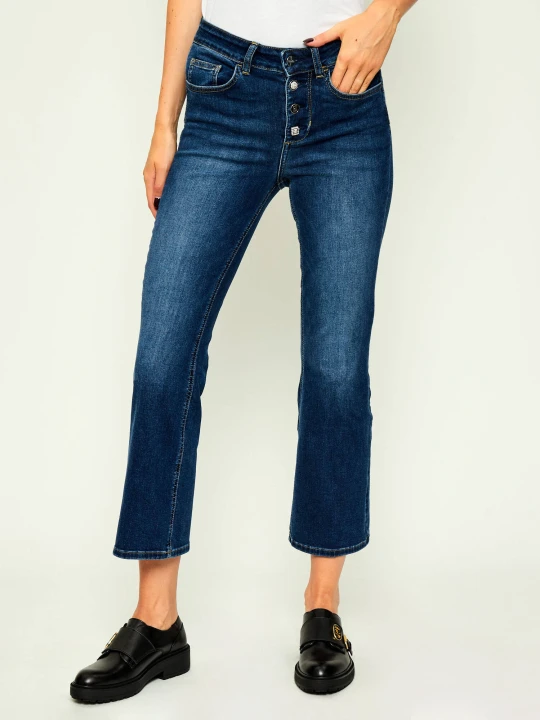 Zdjęcie produktu Liu Jo Jeansy Up Princess | flare fit granatowy