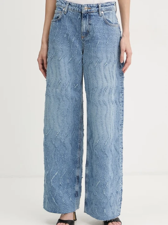Zdjęcie produktu Liu Jo jeansy wide leg damskie niebieski