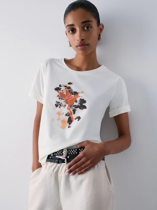 Zdjęcie produktu Liu Jo Jersey T-shirt With Print