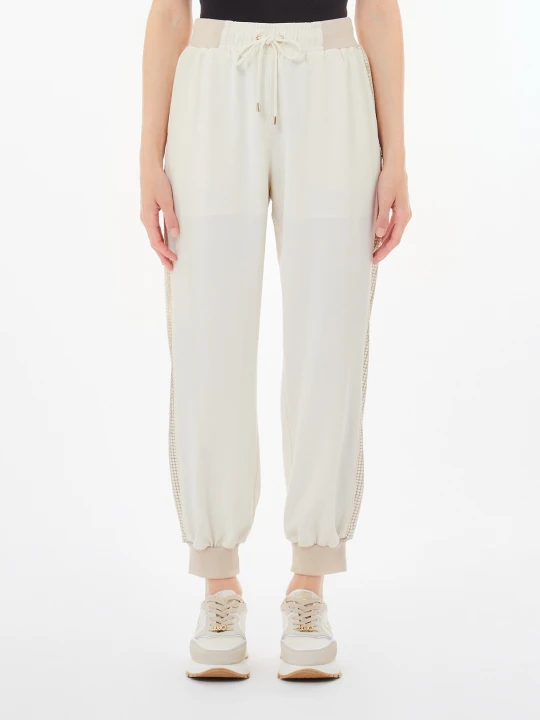 Zdjęcie produktu Liu Jo Joggers With Sequins Milk White