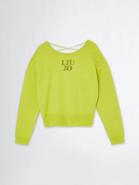 Zdjęcie produktu Liu Jo Jumper With Logo żółty