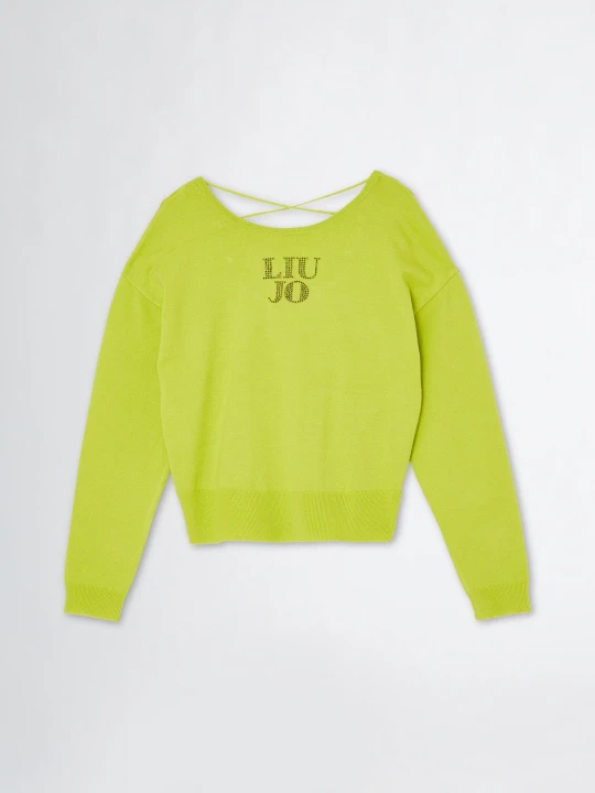 Zdjęcie produktu Liu Jo Jumper With Logo żółty