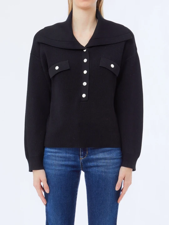 Zdjęcie produktu Liu Jo Jumper With Maxi-neck czarny