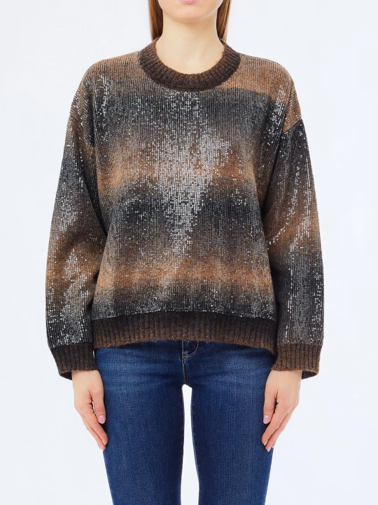 Zdjęcie produktu Liu Jo Jumper With Sequins brązowy