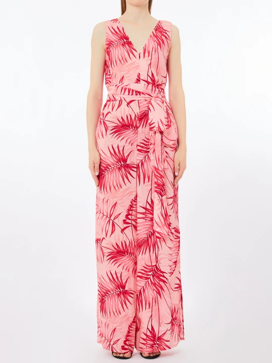 Zdjęcie produktu Liu Jo Jumpsuit With Print Pink Palm Trees