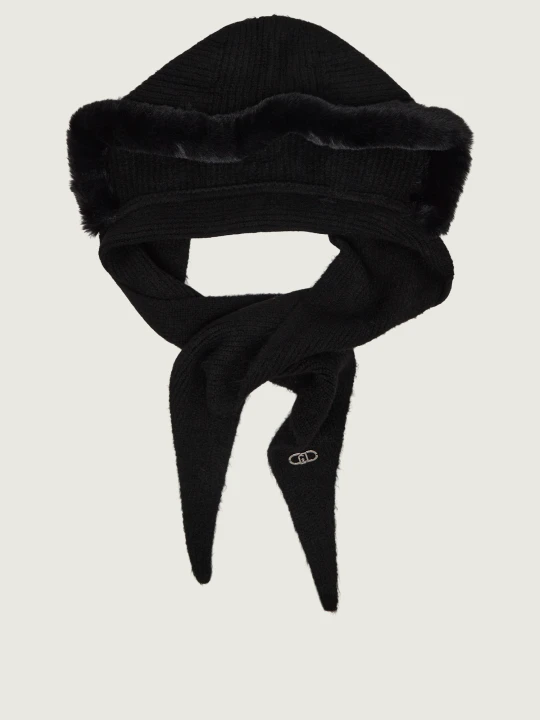 Zdjęcie produktu Liu Jo Kaptur | shearling czarny