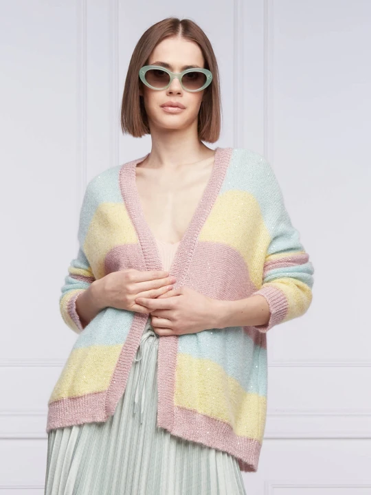 Zdjęcie produktu Liu Jo Kardigan APERTA | Relaxed fit | z dodatkiem wełny