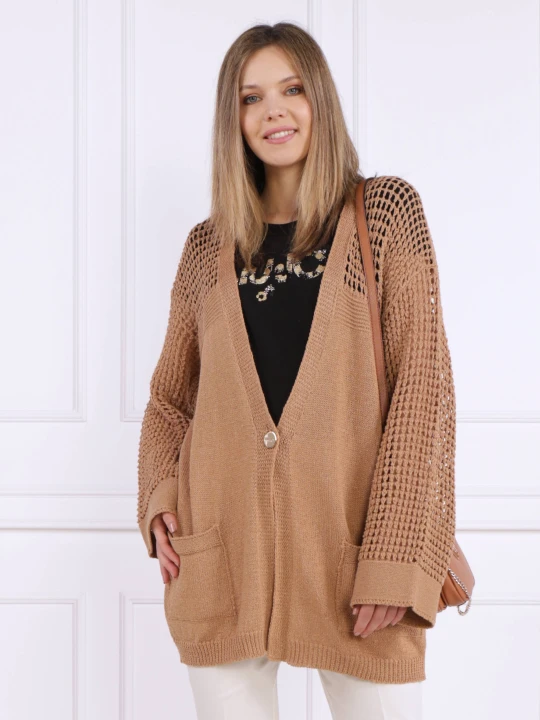 Zdjęcie produktu Liu Jo Kardigan | Relaxed fit brązowy