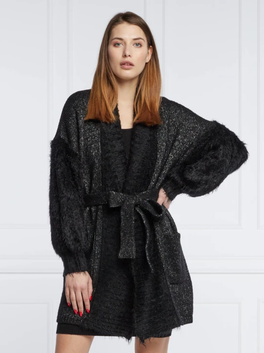 Zdjęcie produktu Liu Jo Kardigan | Relaxed fit | z dodatkiem wełny czarny