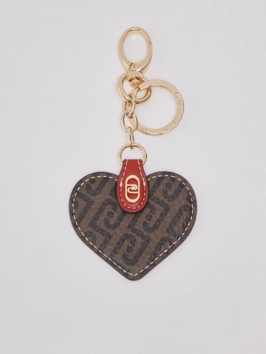 Zdjęcie produktu Liu Jo Keyring With Heart Dark Brown