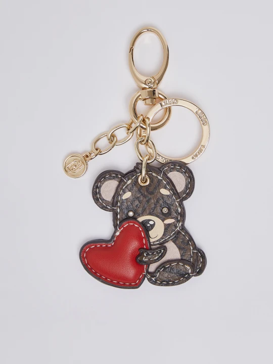 Zdjęcie produktu Liu Jo Keyring With Teddy Bear Dark Brown
