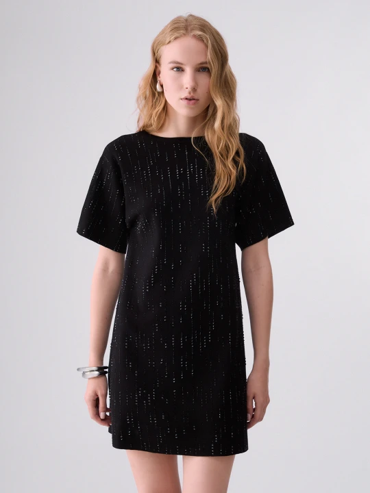 Zdjęcie produktu Liu Jo Knit Dress With Rhinestones