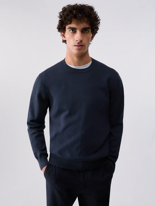 Zdjęcie produktu Liu Jo Knit In Cotton Rasato Dark Blue