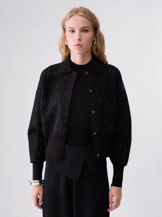 Zdjęcie produktu Liu Jo Knit Jacket With Gemstones