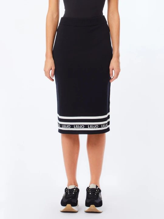 Zdjęcie produktu Liu Jo Knit Midi Skirt czarny
