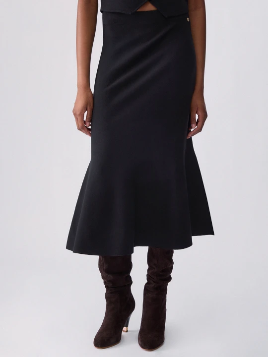Zdjęcie produktu Liu Jo Knit Midi Skirt czarny