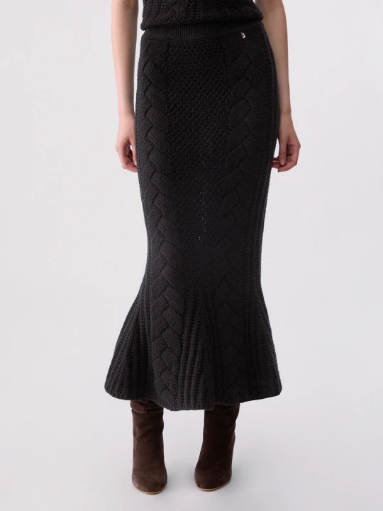 Zdjęcie produktu Liu Jo Midi Skirt Skirt In Knit czarny