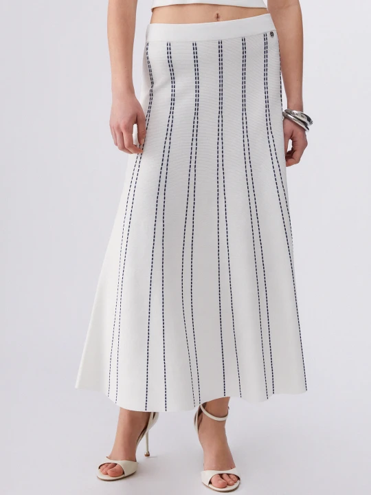 Zdjęcie produktu Liu Jo Knit Midi Skirt biały