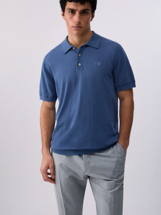 Zdjęcie produktu Liu Jo Knit Polo-shirt niebieski