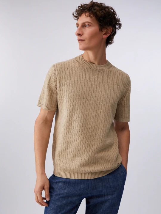 Zdjęcie produktu Liu Jo Knit T-shirt beżowy