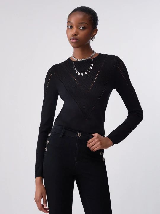 Zdjęcie produktu Liu Jo Knit With Cut-outs czarny