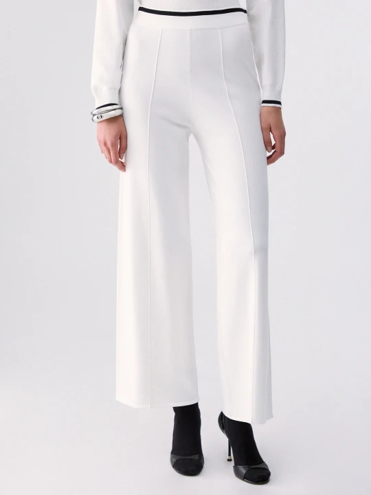 Zdjęcie produktu Liu Jo Knit Trousers White Wool