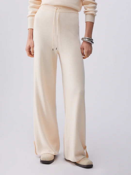 Zdjęcie produktu Liu Jo Knit Trousers With Beads Champagne
