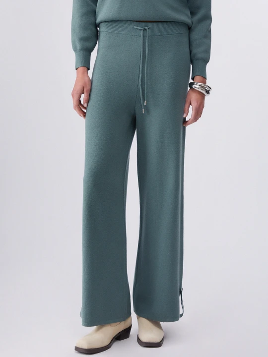 Zdjęcie produktu Liu Jo Knit Trousers With Beads Khaki Green
