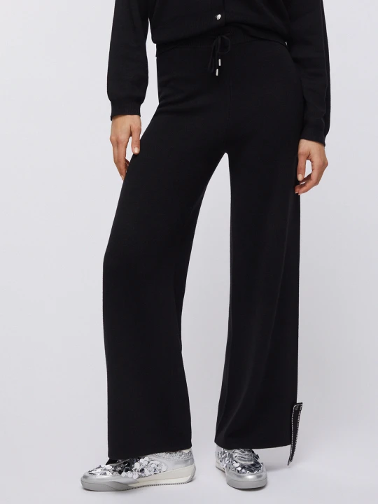 Zdjęcie produktu Liu Jo Knit Trousers With Beads czarny