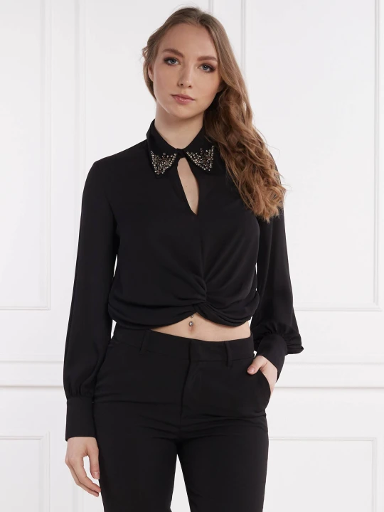 Zdjęcie produktu Liu Jo Koszula | Cropped Fit czarny