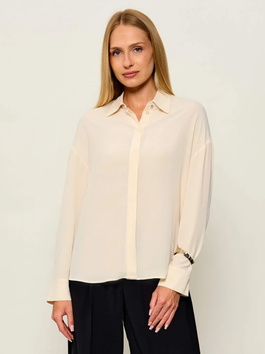 Zdjęcie produktu Liu Jo Koszula | Relaxed fit kremowy