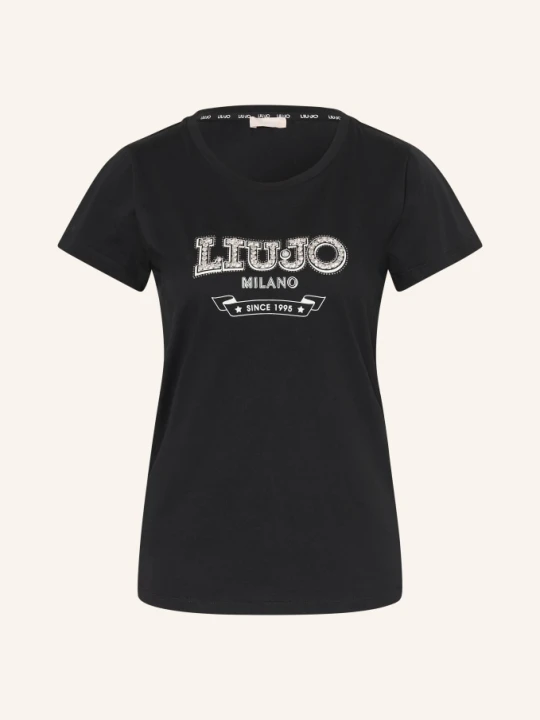 Zdjęcie produktu Liu Jo Koszulka Z Kryształkami schwarz czarny